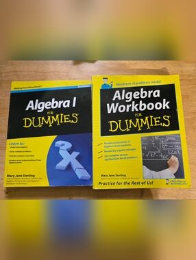 Algebra I & Algebra Workbook For Dummies